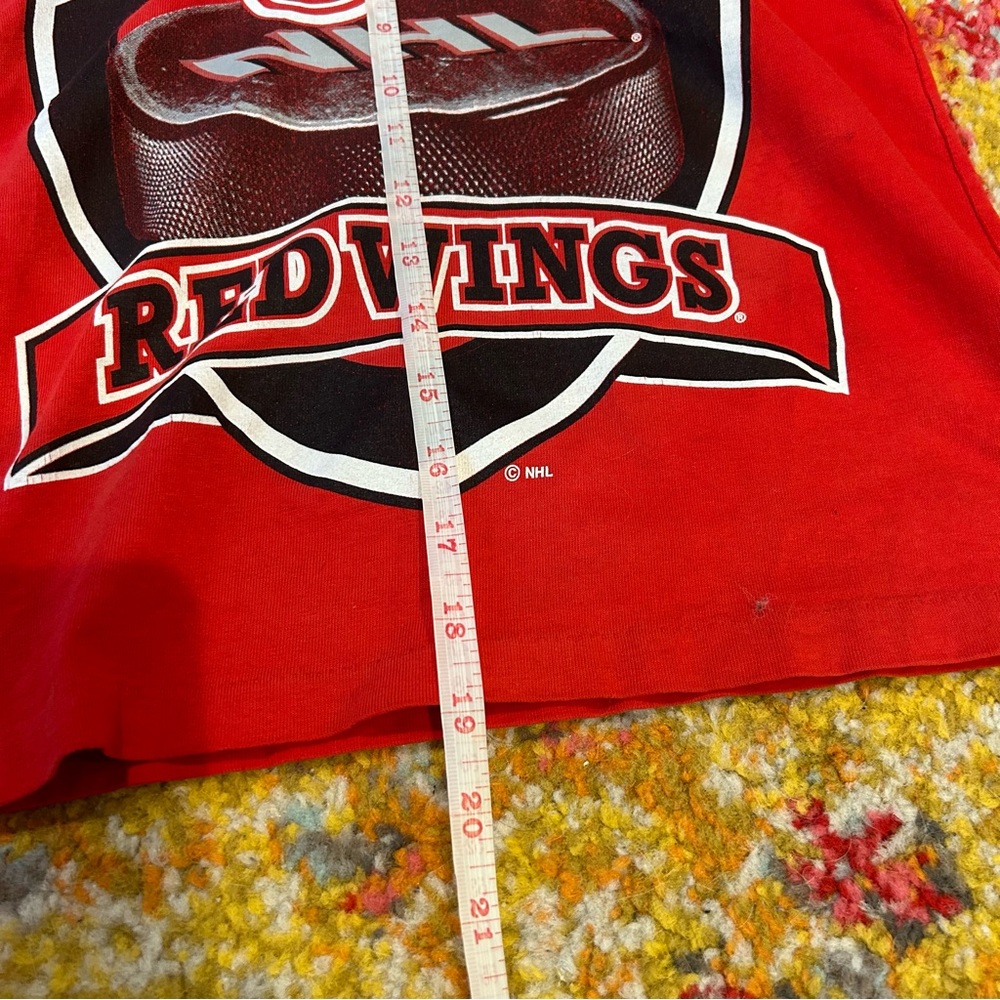 Vintage Kids Red Wings Shirt - Picture 4 of 4